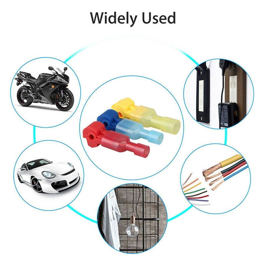 120 in 1 Universal T Shape Push Clamp Solderless Wire Connector Fast Wiring Terminal Insulated Joint