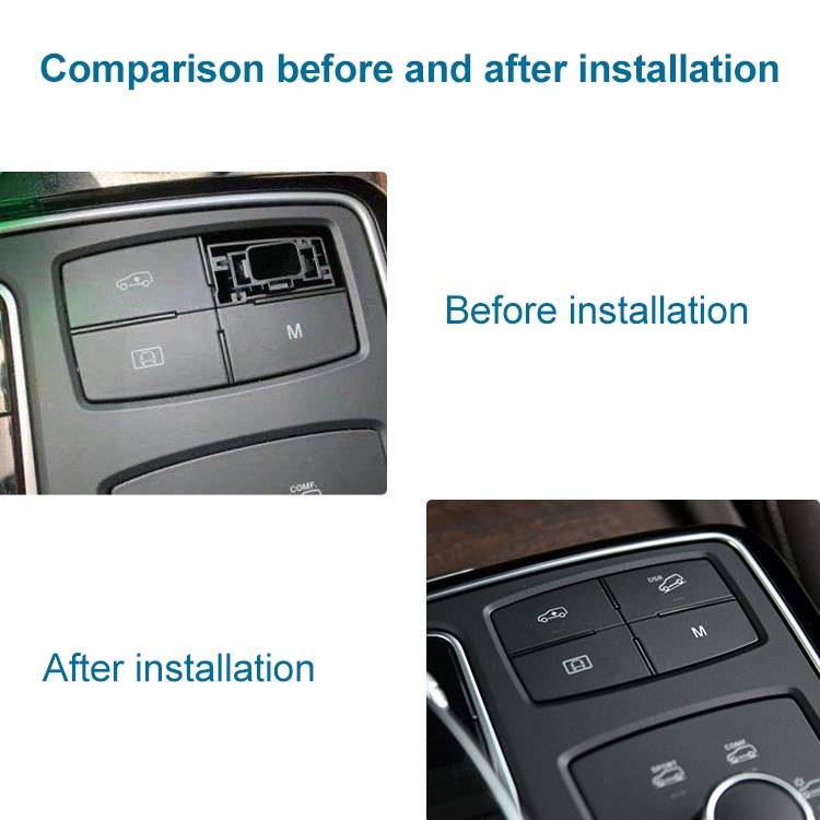 Car Model A1 Downhill Auxiliary Switch Shift Button for Mercedes-Benz GL GLE Class W166, Left Drivin
