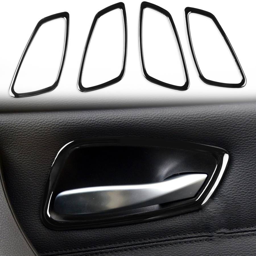 For BMW 3 Series E90 2005-2012 4pcs Car Door Handle Decorative Sticker, Left and Right Drive Univers