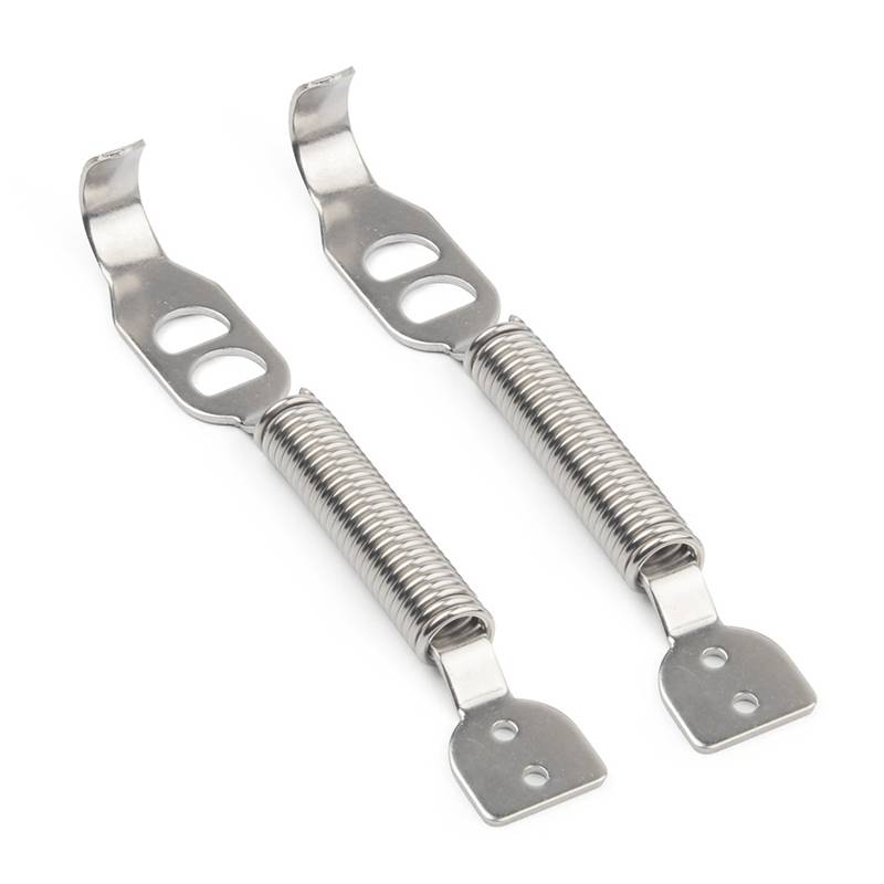 Universal Car Hood Tunning Boot Bonnet Springs Clips Pin Kit Hood Lock