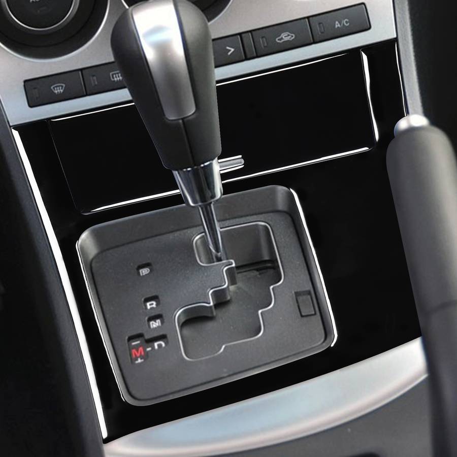 For Mazda 3 Axela 2010-2013 2 in 1 Car Gear Frame Set A Decorative Sticker, Left Drive