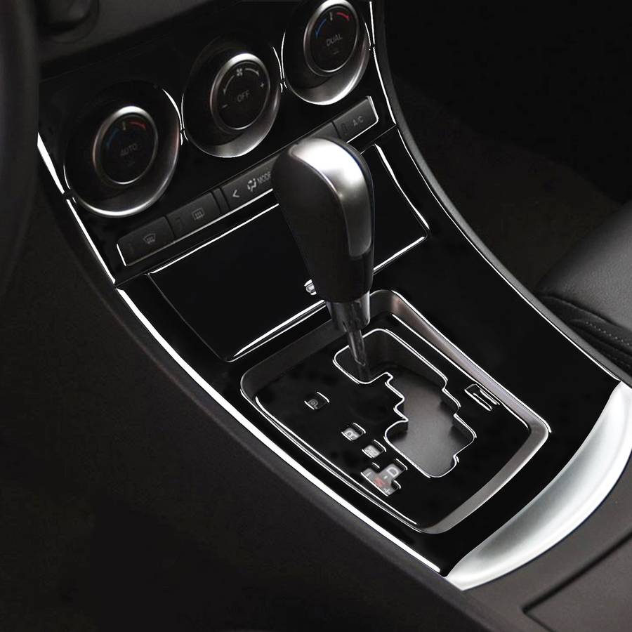 For Mazda 3 Axela 2010-2013 6 in 1 Car AC Gear Panel Set A Decorative Sticker, Left Drive