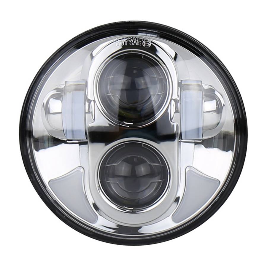 5.75 inch DC12V 6000K-6500K 40W Car LED Headlight for Harley (Black)