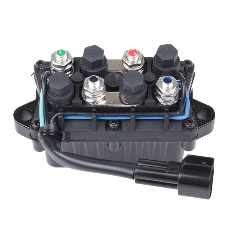 12V / 120A Outboard Lifting Tilt Trim Relay for Yamaha Motors Replacement 61A-81950-00-00 3 PIN Conn