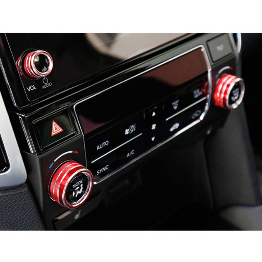 3 PCS Car Metal Air Conditioner Knob Case for Honda AVANCIER / URV (Blue)
