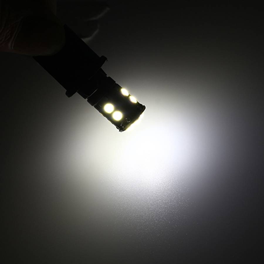 10 PCS T10/168/194 DC12V / 1W / 6000K / 60LM Car Decoding Clearance Lights with 12LEDs SMD-3030 Lamp