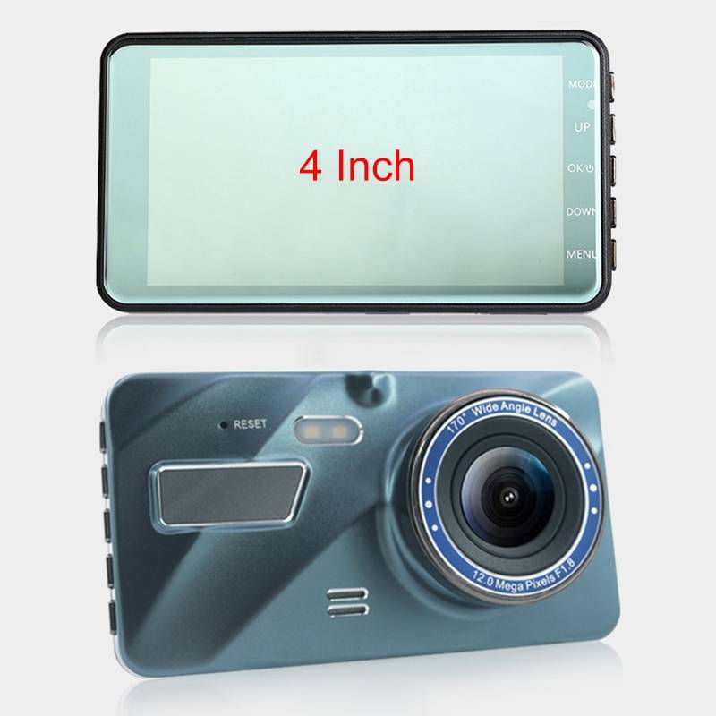 4 inch Touch Screen Car 2.5D HD 1080P Dual Recording Driving Recorder DVR Support Parking Monitoring