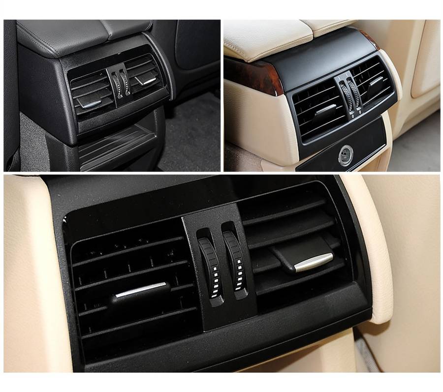 Car Rear Air Conditioning Exhaust Switch Paddle Air Conditioning Leaf Clip for BMW X5 / X6, Left and