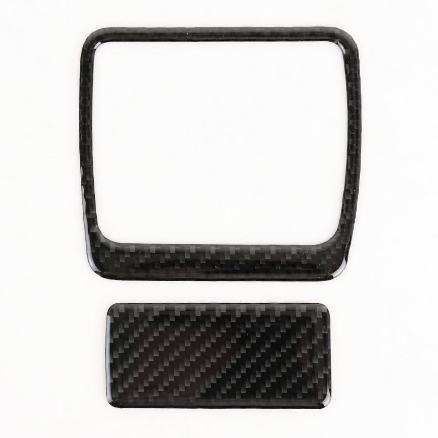 2 in 1 Car Carbon Fiber Front Passenger Seat Storage Box Switch Decorative Sticker for Buick Regal 2
