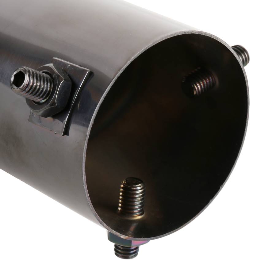Universal Car Styling Stainless Steel Elbow Exhaust Tail Muffler Tip Pipe, Inside Diameter: 6cm (Gre