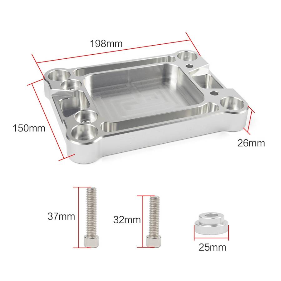 MR-9006 Car Modified Aluminum Gear Shifter Base for Honda Civic K Series K20 / K24