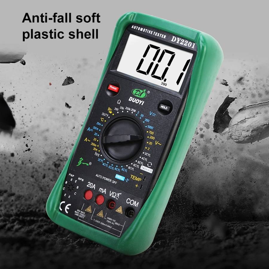 DUOYI DY2201 Car High-precision Digital Automobile Multi-function Maintenance Automatic Universal Me