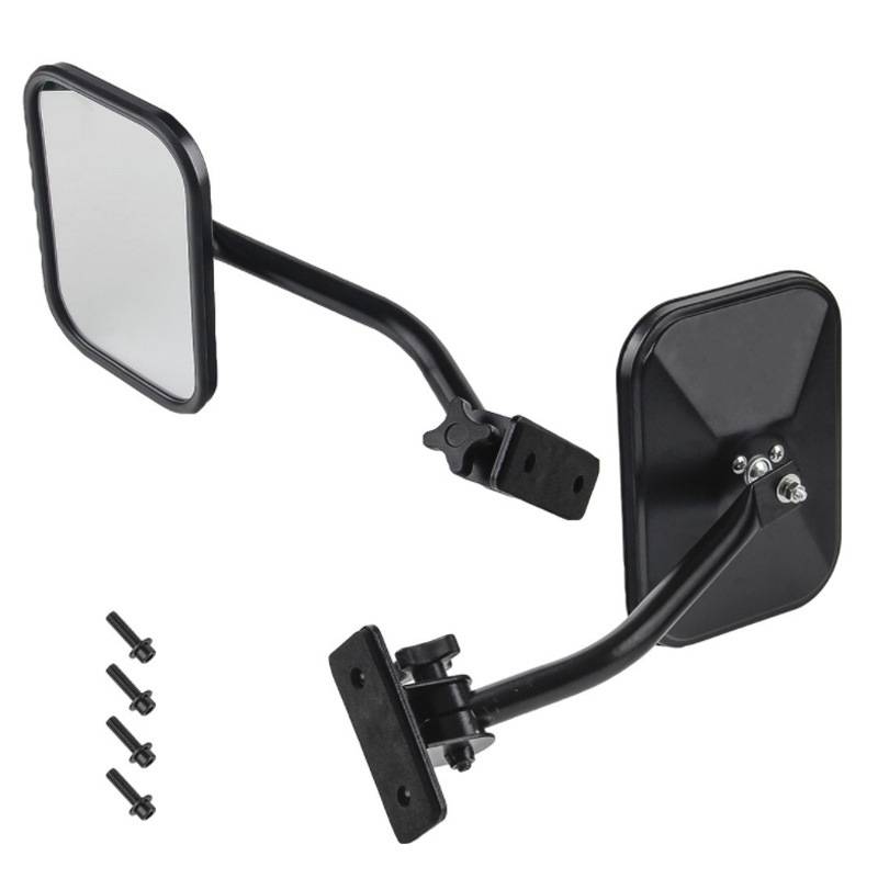 SF-JP-003 Pair Car Side Door Rearview Mirror Adjustable Shape Angle Lens Blind Spot Exterior Mirror