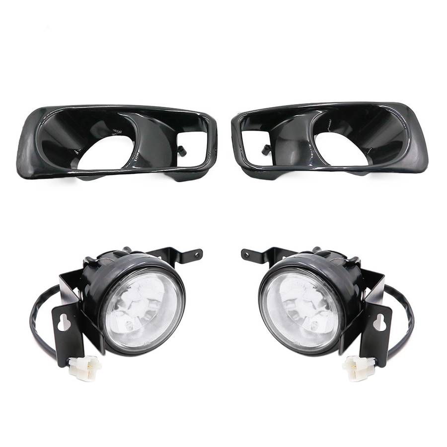 1 Pair Car Modified Front Fog Light for Honda Civic 1999-2000 (White Light)