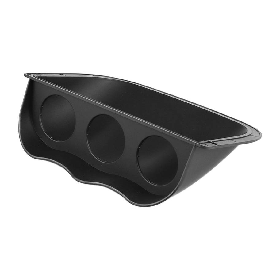 Car 52mm 3 Holes Dash Gauge Meter Pod Mount Holder, Black