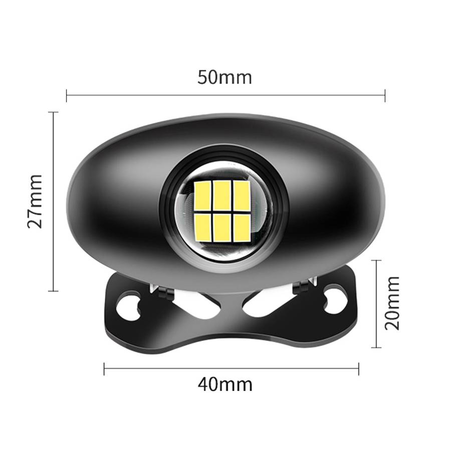 Car Adjustable LED Super Bright Reversing Light (Black)