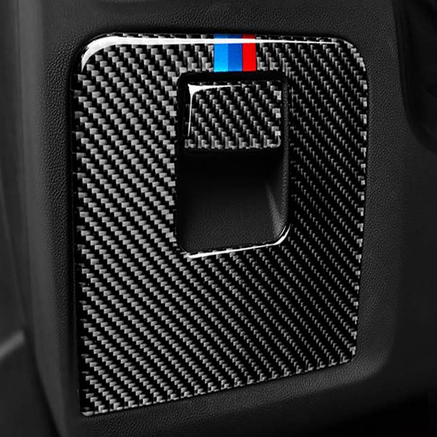 Car Carbon Fiber Storage Box Panel 3-color Decorative Sticker for BMW G01 X3 2018-2020 / G02 X4