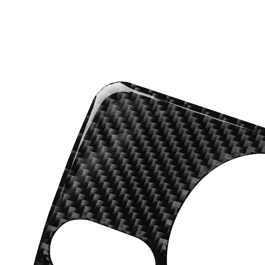 Carbon Fiber Car Headlight Switch Panel Decorative Sticker for Volkswagen Golf 6 2008-2012, Right Dr