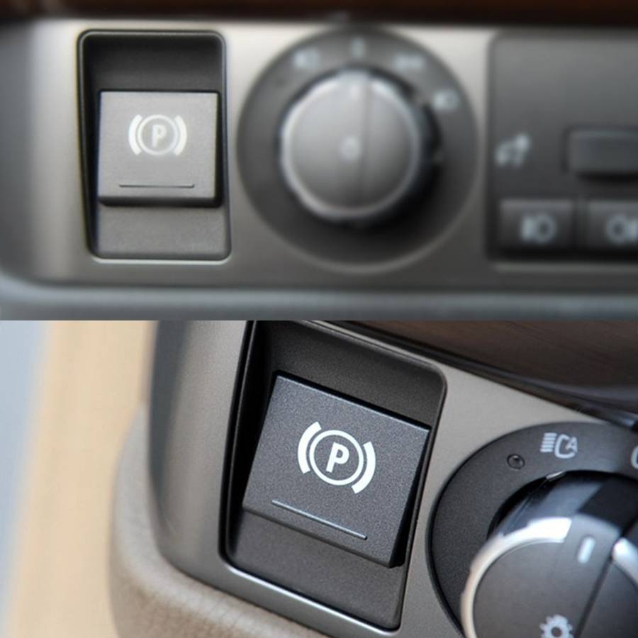 For BMW 7 Series Auto Parking Switch Cover Handbrake P Key Button 6131 6949 933-1