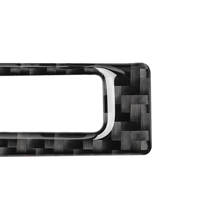 Car Carbon Fiber German Flag Color Air Conditioning CD Panel Decorative Sticker for Audi A6 2005-201