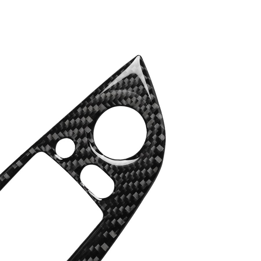 4 in 1 Car Carbon Fiber Tricolor Window Lift Switch Panel Decorative Sticker for BMW 2008-2013 X5 E7
