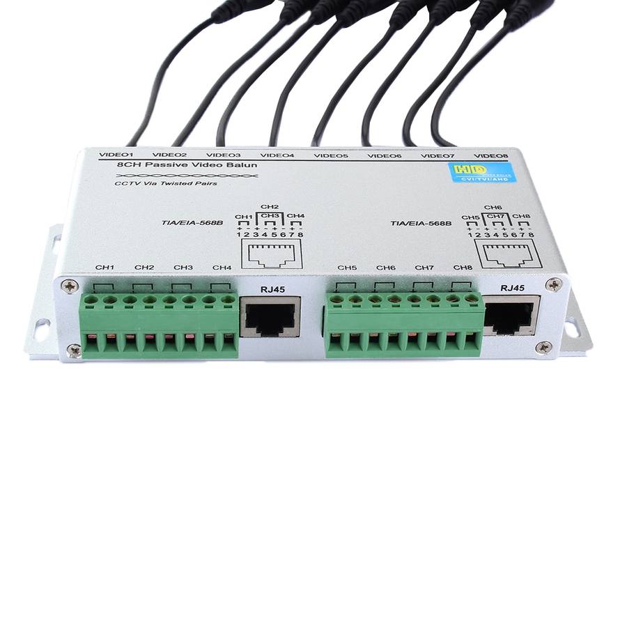 HD204A HD-CVI/TVI/AHD CCTV 4CH Passive Video Balun