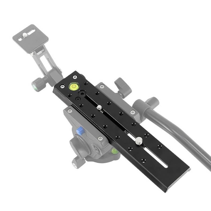 BEXIN VR-380L 380mm Length Aluminum Alloy Extended Quick Release Plate for Manfrotto ... (Black)