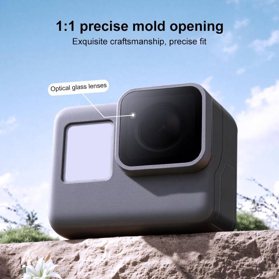 For GoPro HERO7 /6 Black /5 Black UV Protective Lens Repair Part(Black)
