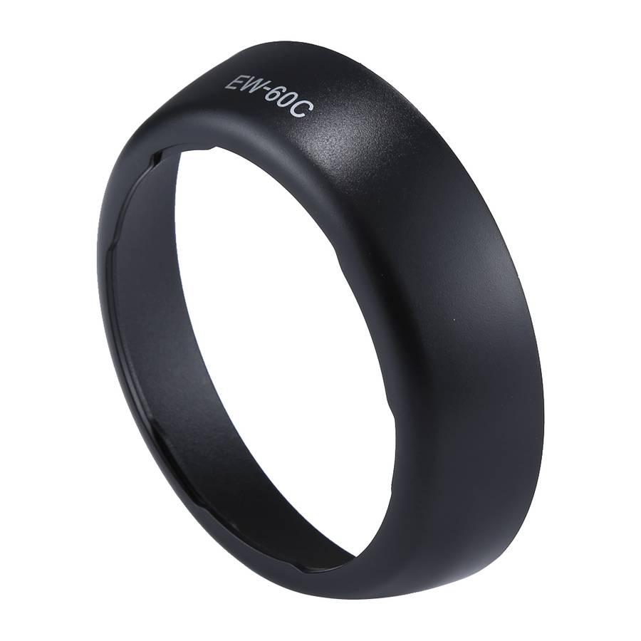 EW-60C Lens Hood Shade for Canon EF 28-90mm f/4-5.6 III, EF-S 18-55mm f/3.5-5.6 / IS / II USM / IS I