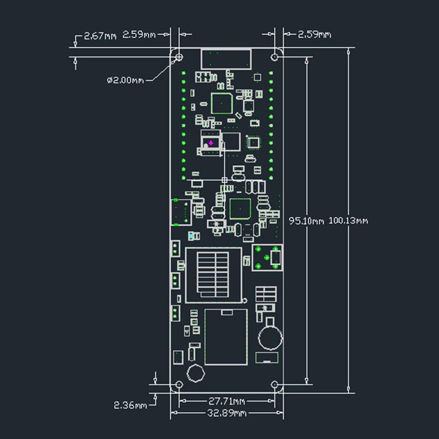 TTGO T-Beamv1.0 ESP32 Chipset Bluetooth WiFi Module 868MHz LoRa NEO-6M GPS Module with SMA Antenna