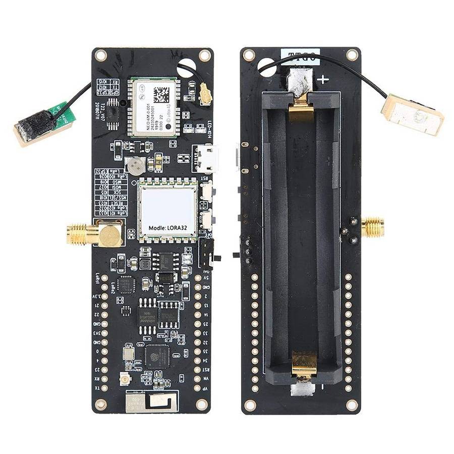 TTGO T-Beamv1.0 ESP32 Chipset Bluetooth WiFi Module 923MHz LoRa NEO-6M GPS Module with SMA Antenna