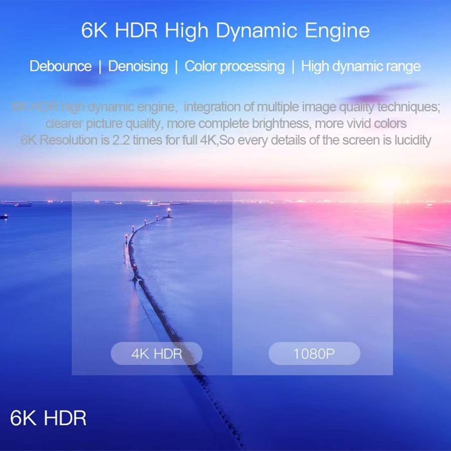 H10 6K HD Smart TV BOX,Android 9.0,Allwinner H6 Quad Core 64-bit ARM Cortex-A53,4GB+64 ... (Black)