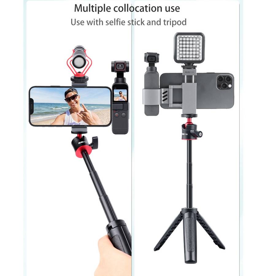 RUIGPRO Smartphone Fixing Clamp 1/4 inch Holder Mount Bracket for DJI OSMO Pocket / Pocket 2