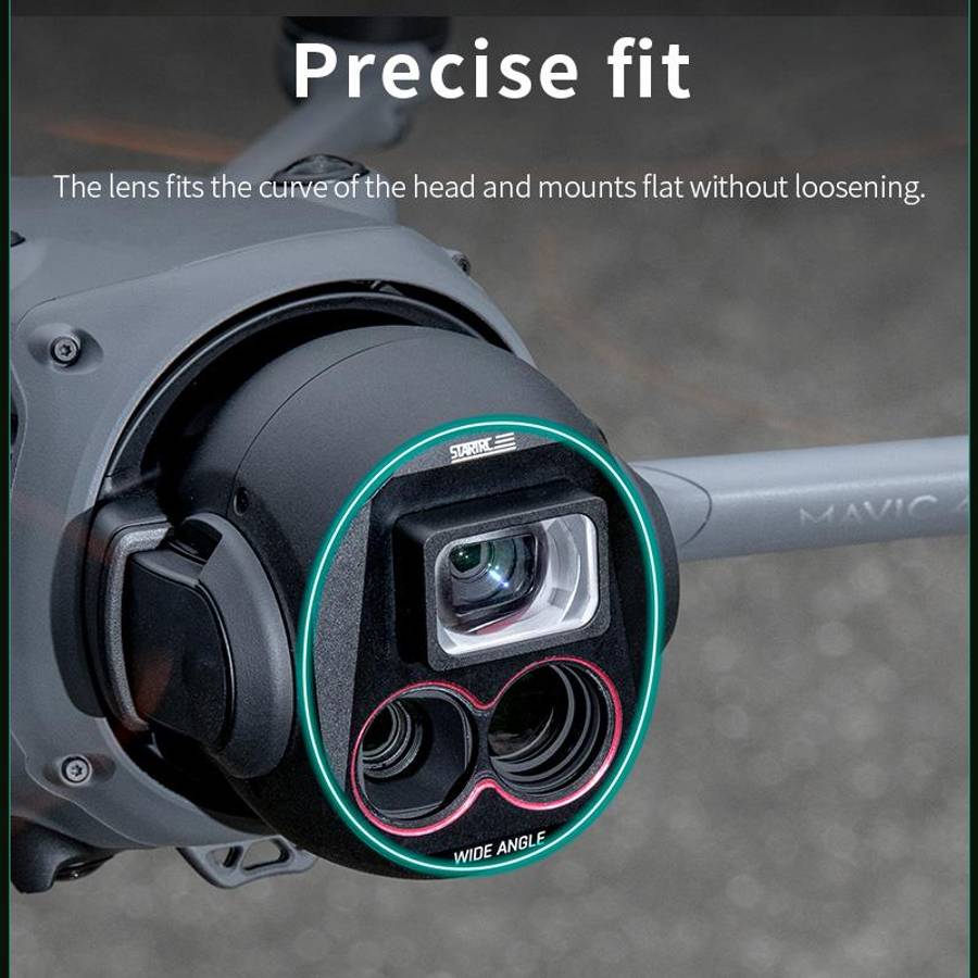 For DJI Mavic 4 Pro STARTRC Drone Wide-Angle Lens Filter (Black)