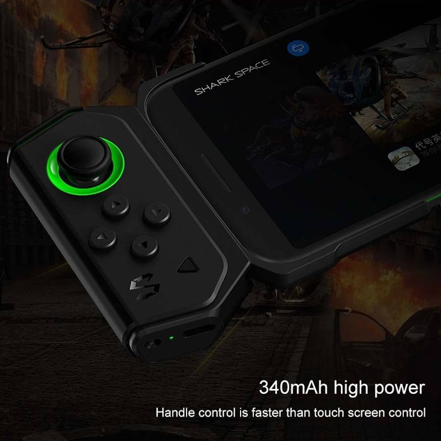 Original Xiaomi Black Shark For Black Shark Helo Bluetooth Gamepad Left Hand Clip Shap ... (Black)