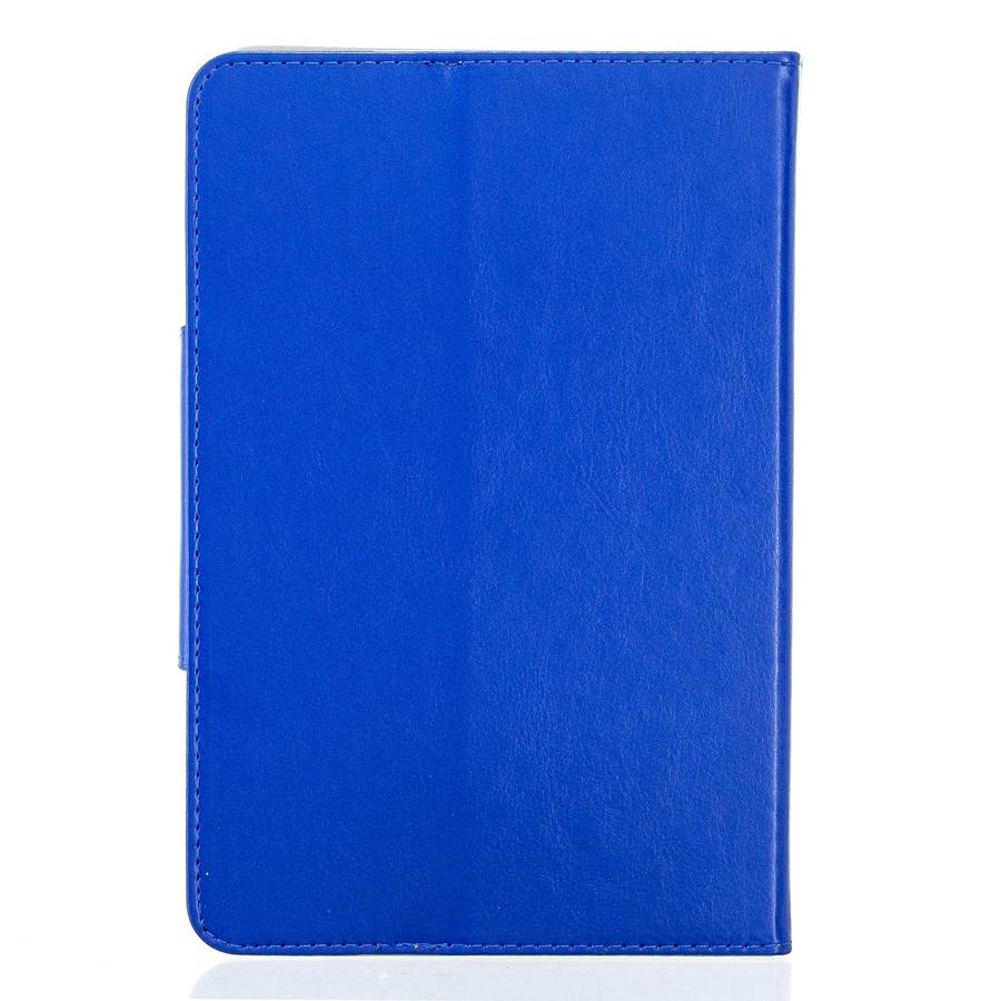For 8 inch Universal Solid Color Horizontal Flip Leather Case with Card Slots & Ho ... (Dark Blue)