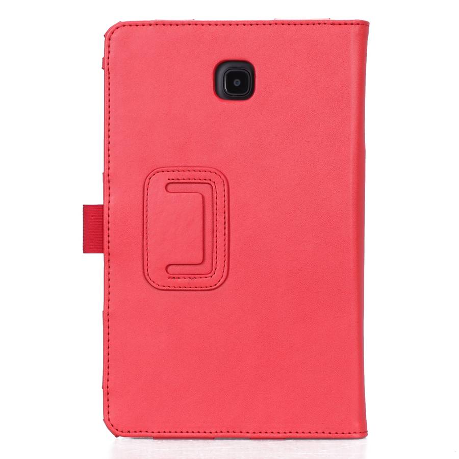 For Samsung Galaxy Tab A 8.0 (2018) T387 Business Retro PU Horizontal Flip Leather Case ... (Red)