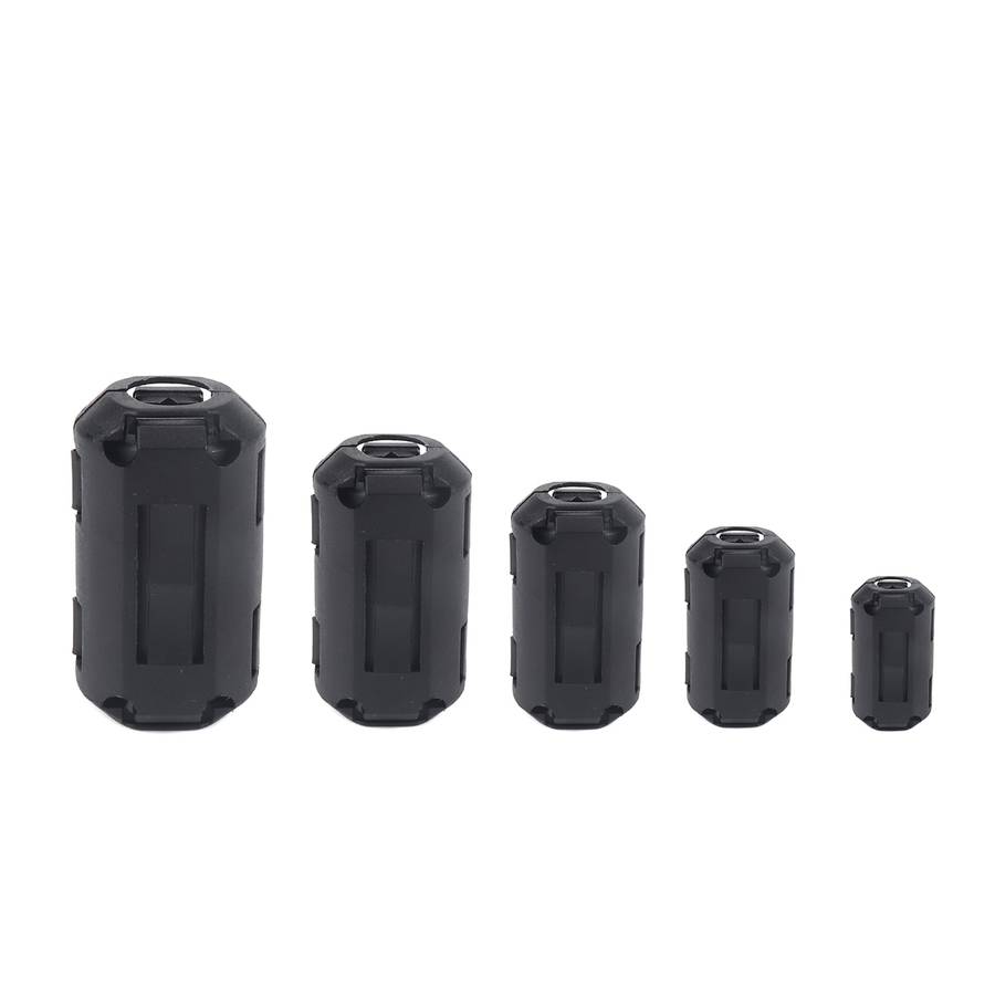 22 PCS / Pack 3.5mm/5mm/7mm/9mm Anti-interference Degaussing Ring Ferrite Ring Cable Clip Core Noise