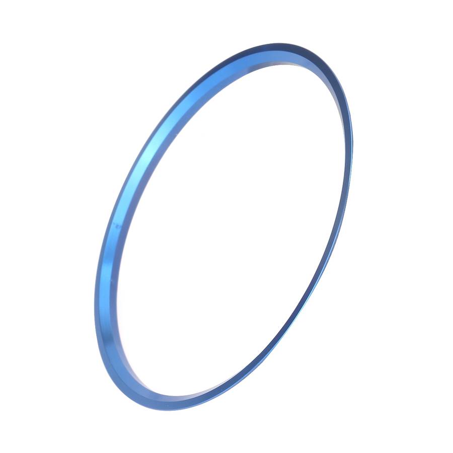 A5819-03 5 PCS Car Blue Air Conditioner Air Outlet Decorative Ring for Mercedes-Benz