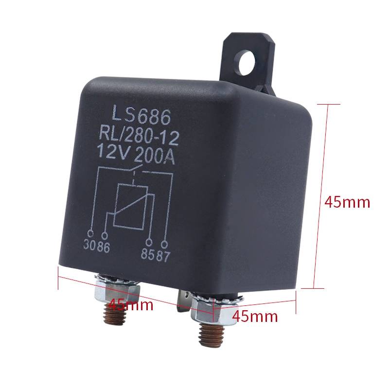 12V 4.8W Start Type 200A RV Modified Start Relay