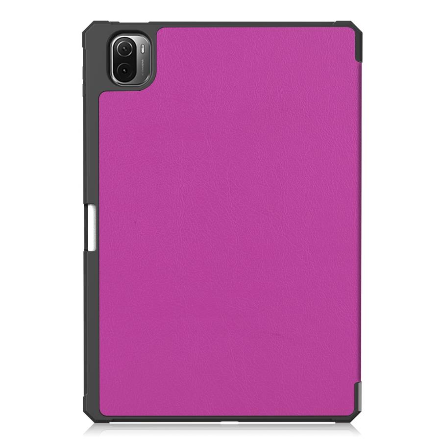 For Xiaomi Pad 5 / 5 Pro Custer Texture Horizontal Flip Leather Case with Three-foldi ... (Purple)