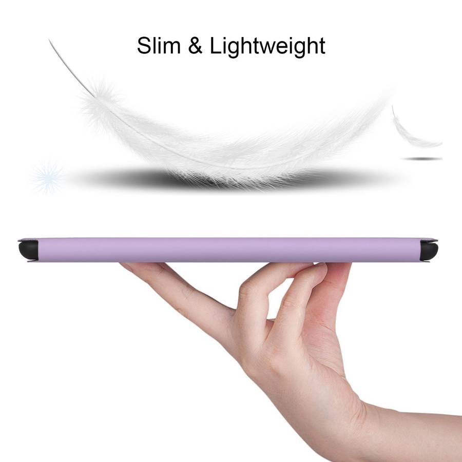 For iPad Pro 11 2020 & 2018 Dual-Folding Horizontal Flip Tablet Leather Tablet ... (Light Purple)