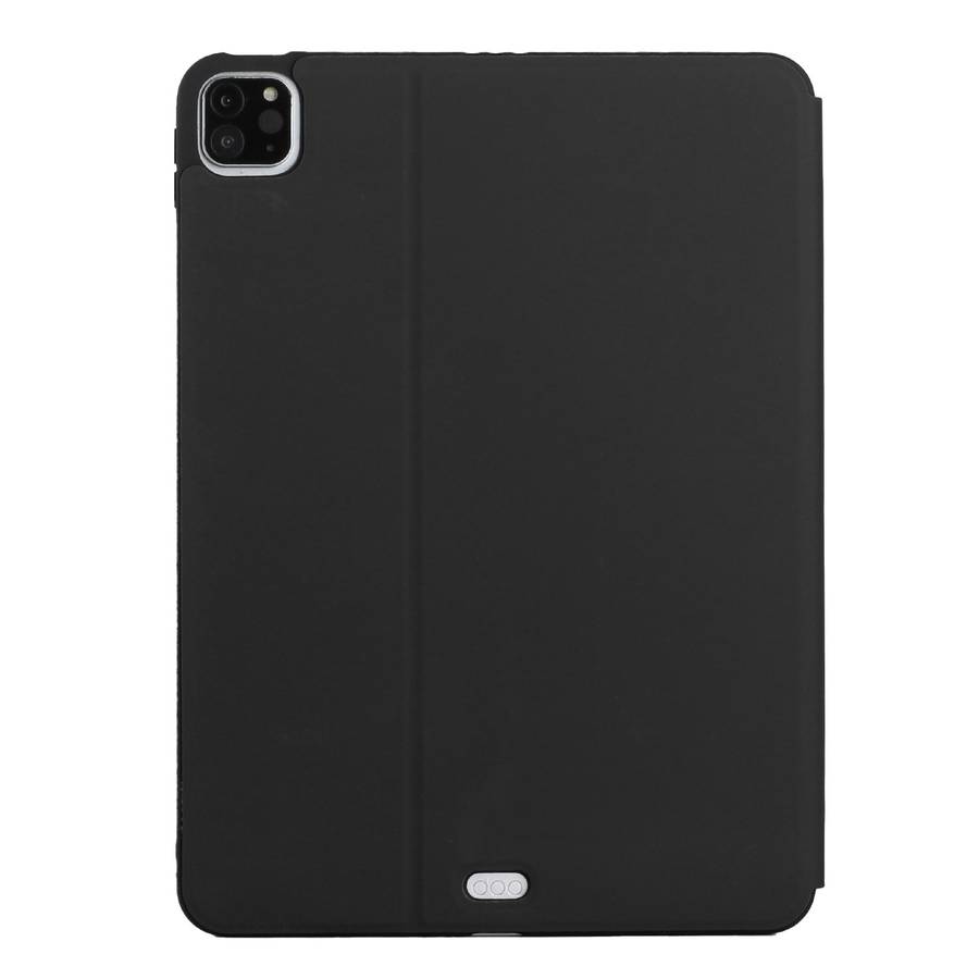 For iPad Pro 11 2020 & 2018 Dual-Folding Horizontal Flip Tablet Leather Tablet Case wi ... (Black)