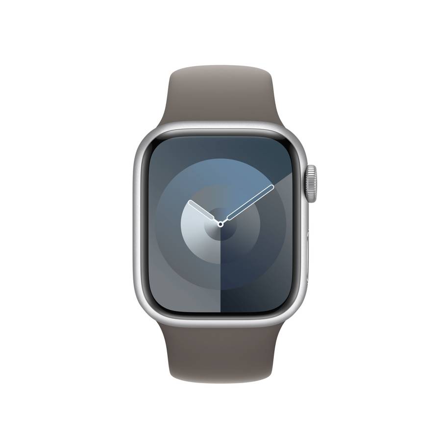 Silicone Watch Band For Apple Watch Series 9&8&7 41mm / SE 3&SE 2&6&SE&5&4 40mm / 3&2&1 38mm(Te