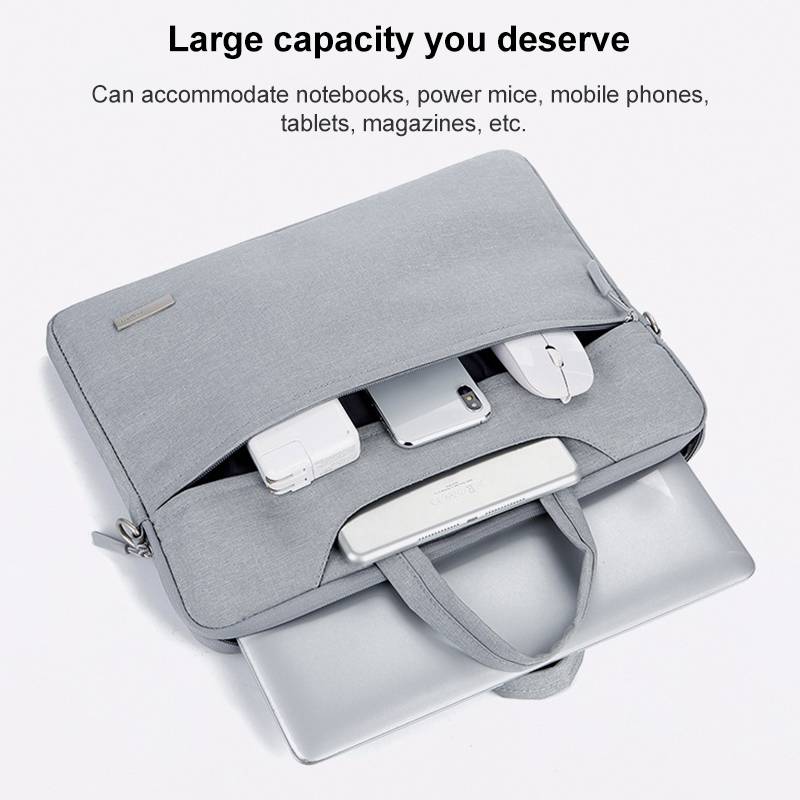 Handbag Laptop Bag Inner Bag with Shoulder Strap/Power Bag, Size:13.3 inch(Blue)
