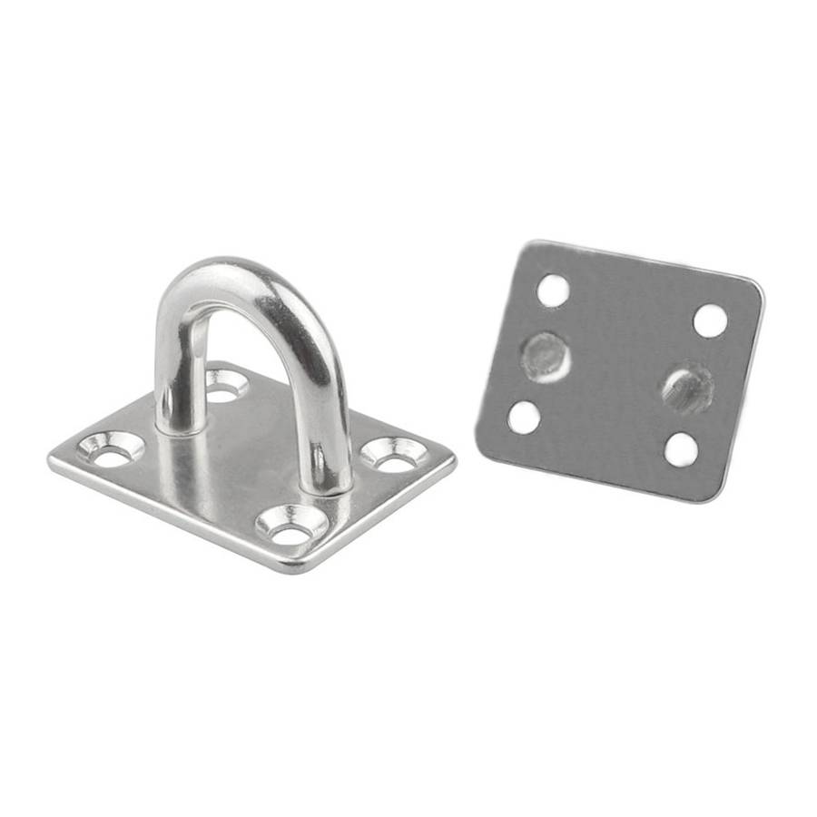 5 PCS 5mm 316 Stainless Steel Ship Square Door Hinges Buckle