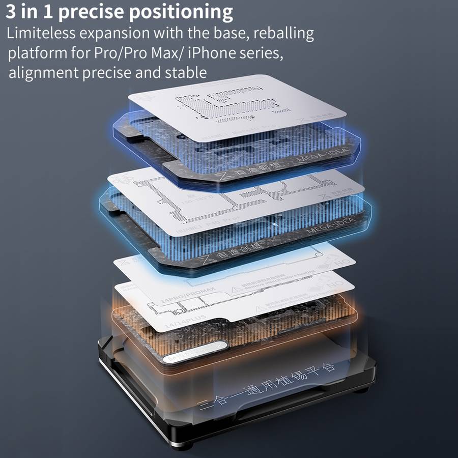For Honor Magic3 Pro Qianli Mega-idea Multi-functional Middle Frame Positioning BGA Reballing Platfo