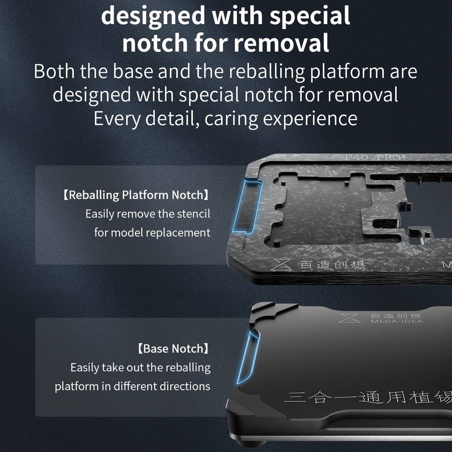 For Honor Magic3 Pro Qianli Mega-idea Multi-functional Middle Frame Positioning BGA Reballing Platfo