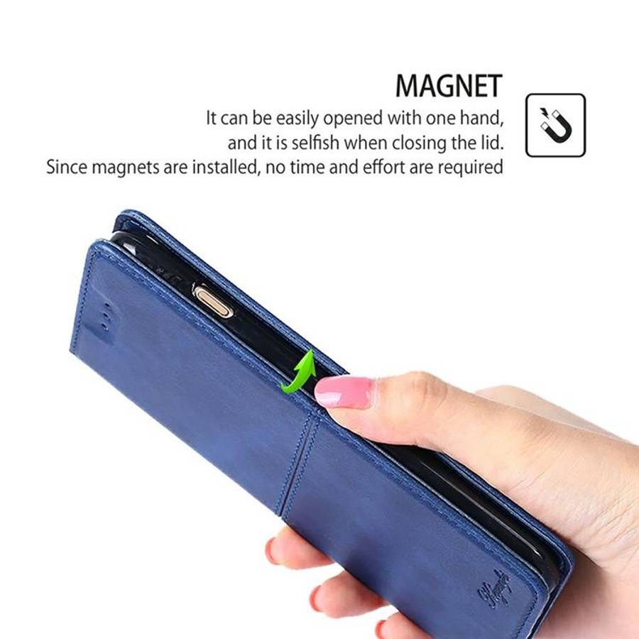For Tecno Pova Slim 5G / Spark Slim 4G Cow Texture Magnetic Leather Phone Case(Blue)