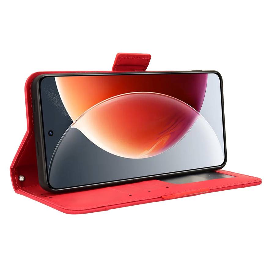 For Tecno Camon 30 Premier 5G Skin Feel Calf Texture Card Slots Leather Phone Case(Red)